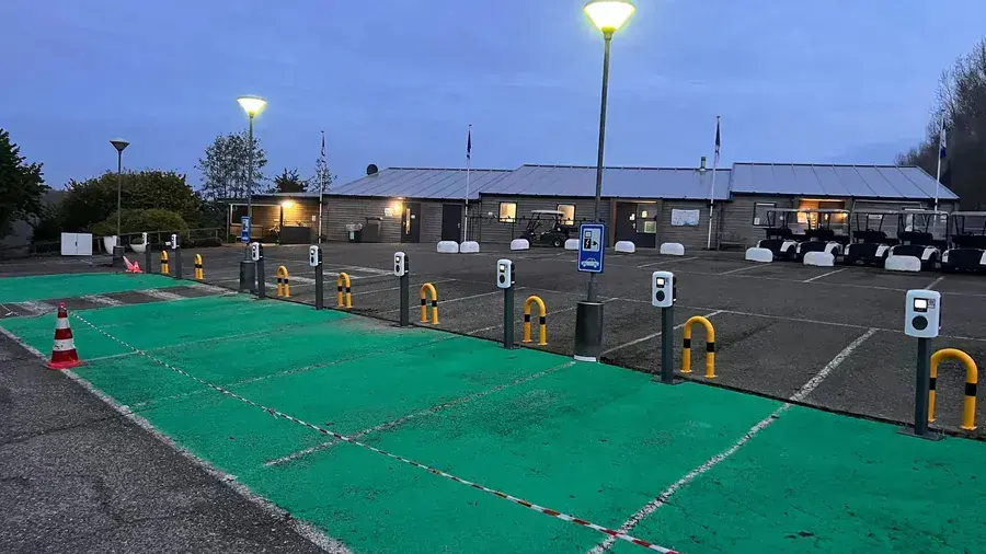 Laadplein op een gerealiseerde Energie Intern-locatie